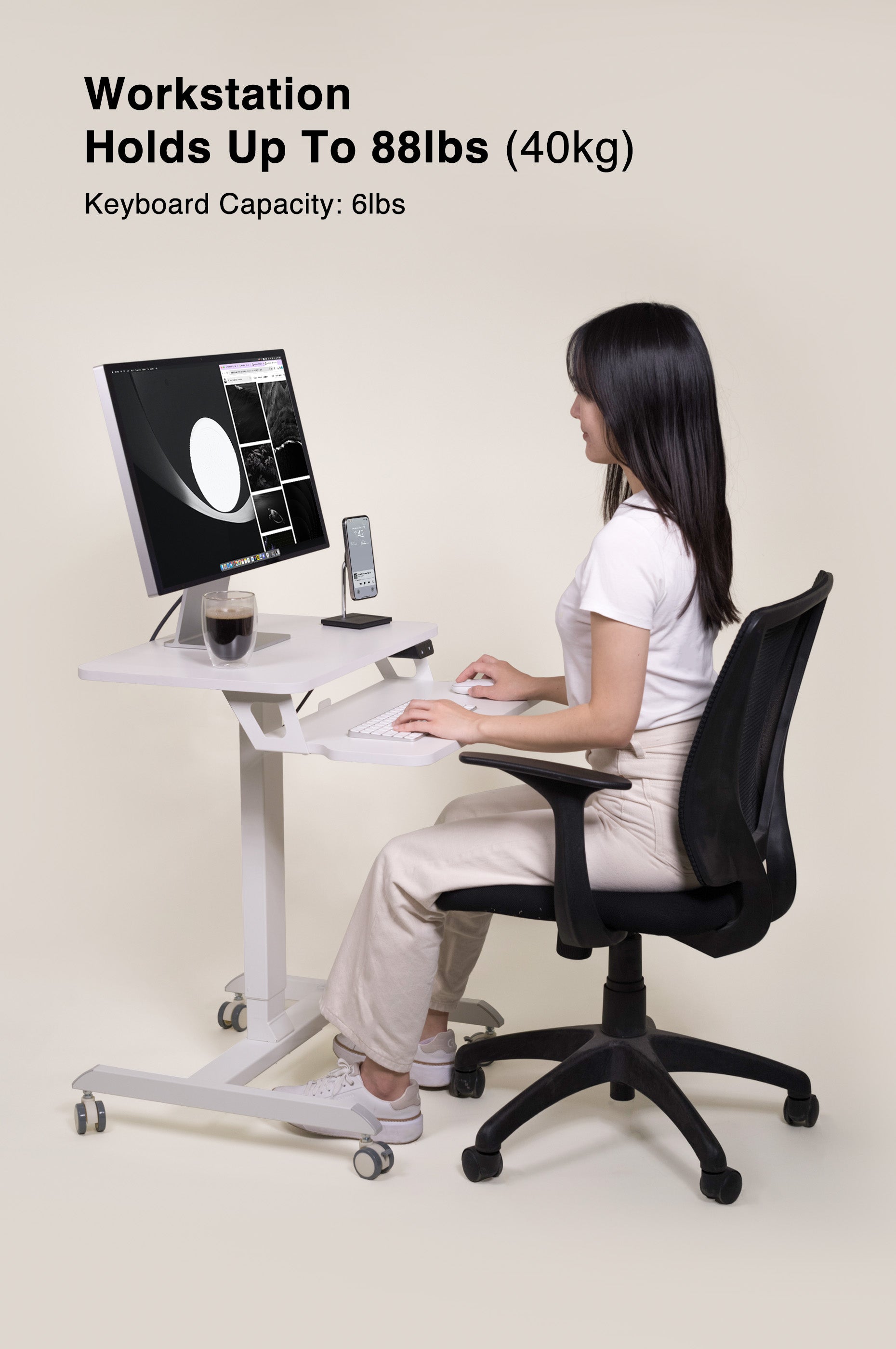 OCOMMO Standing Narrow Workstation