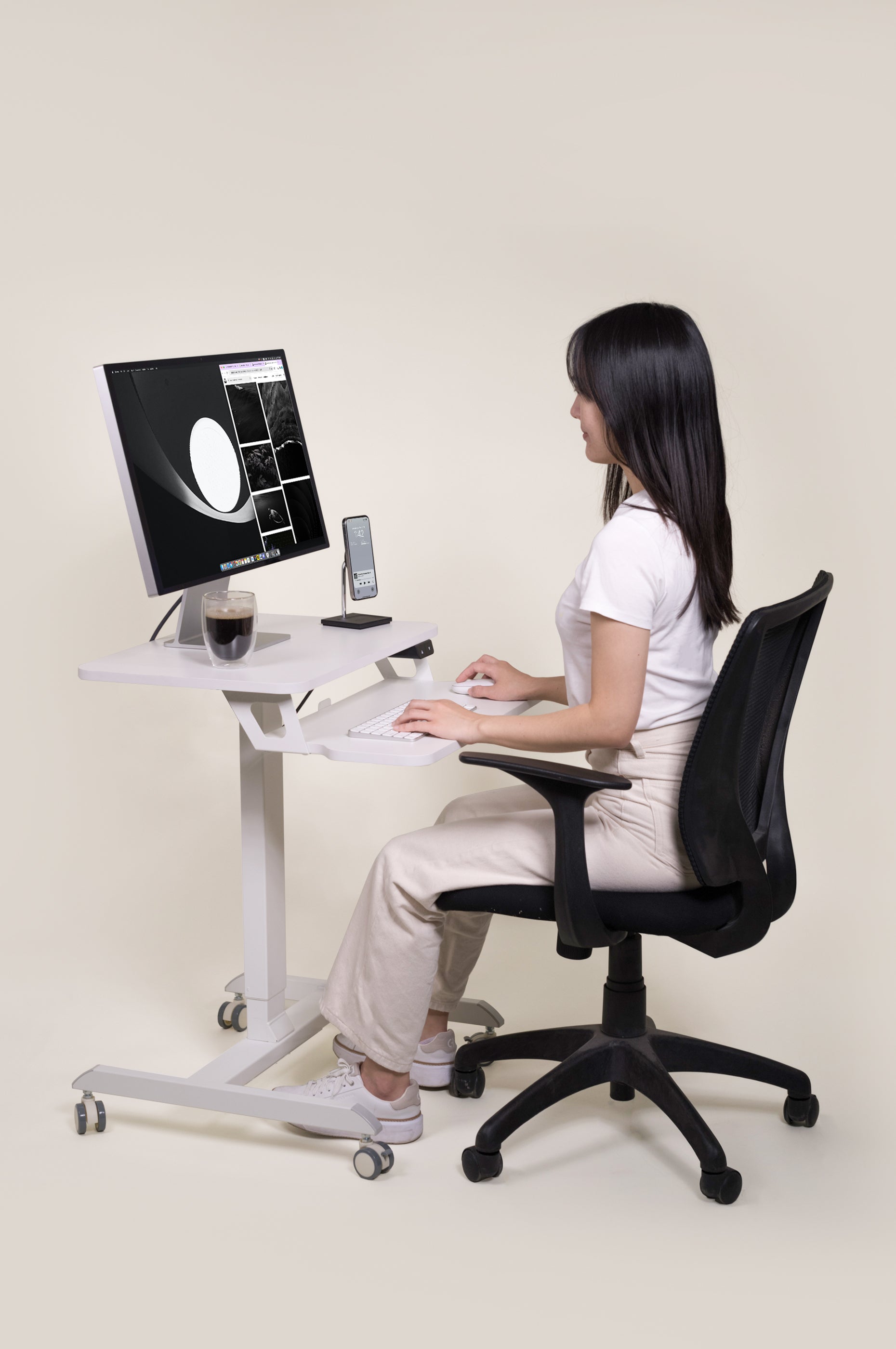 OCOMMO Standing Narrow Workstation