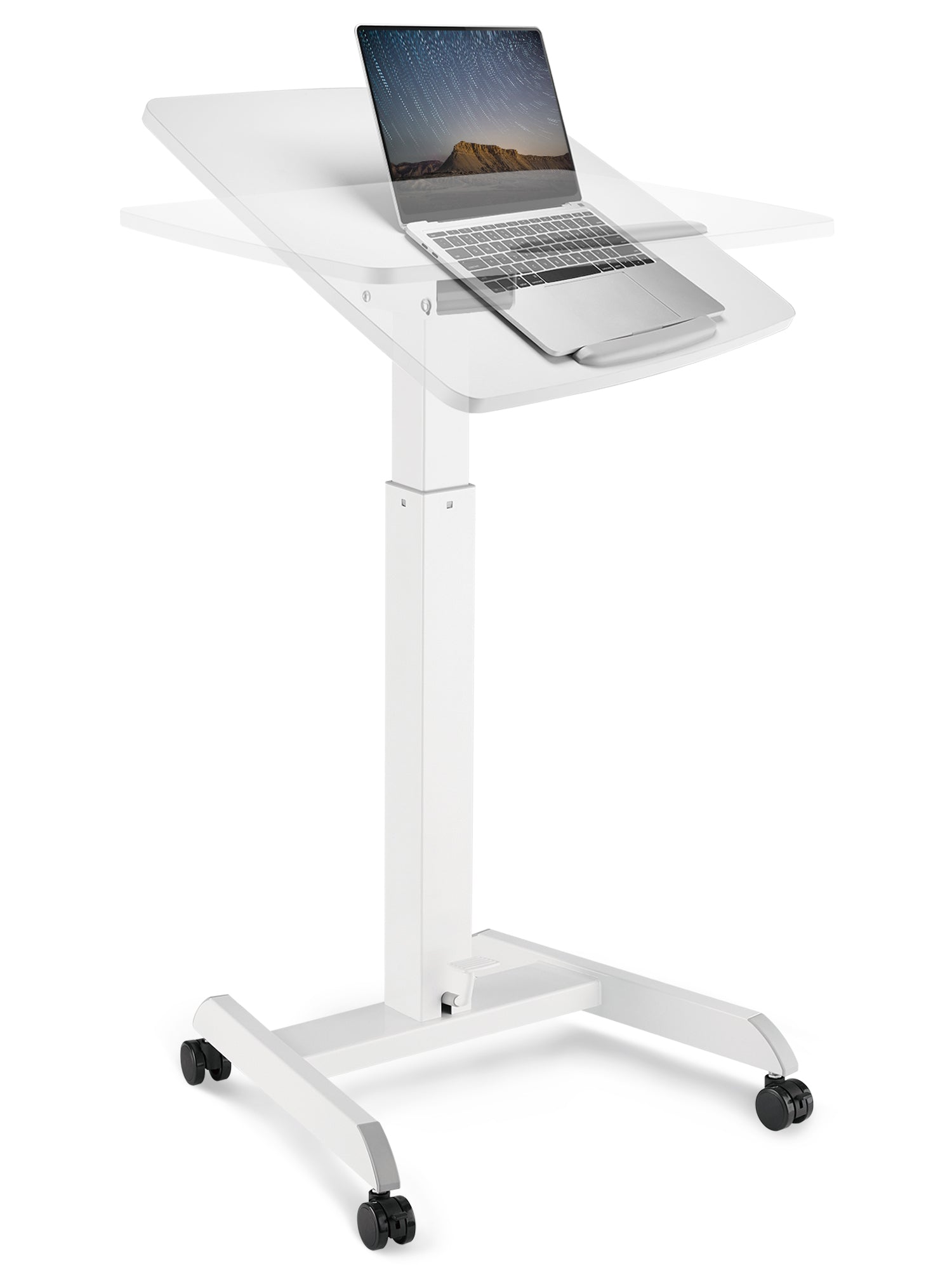 OCOMMO Mobile Standing and Tilting Workstation