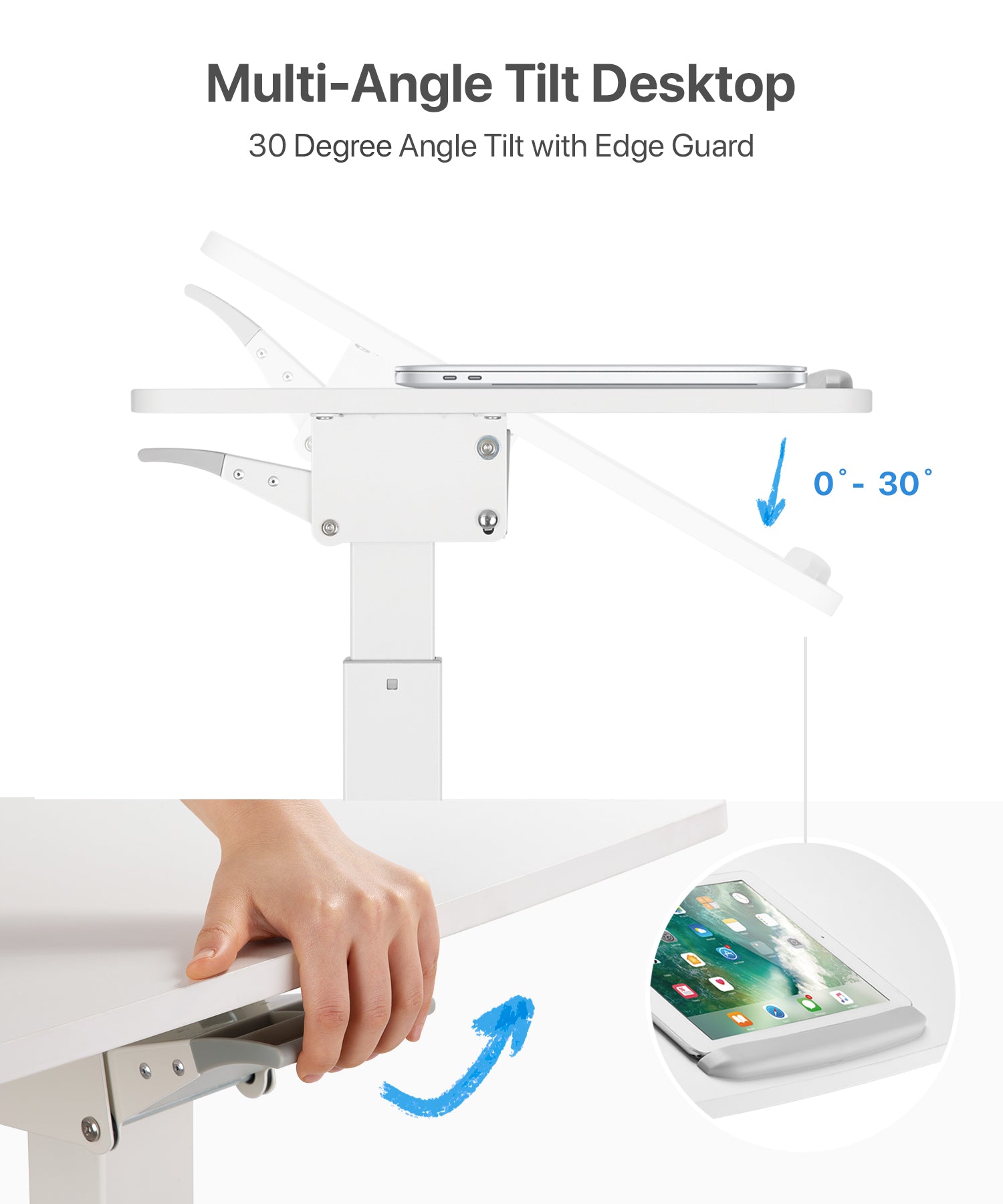 OCOMMO Mobile Standing and Tilting Workstation