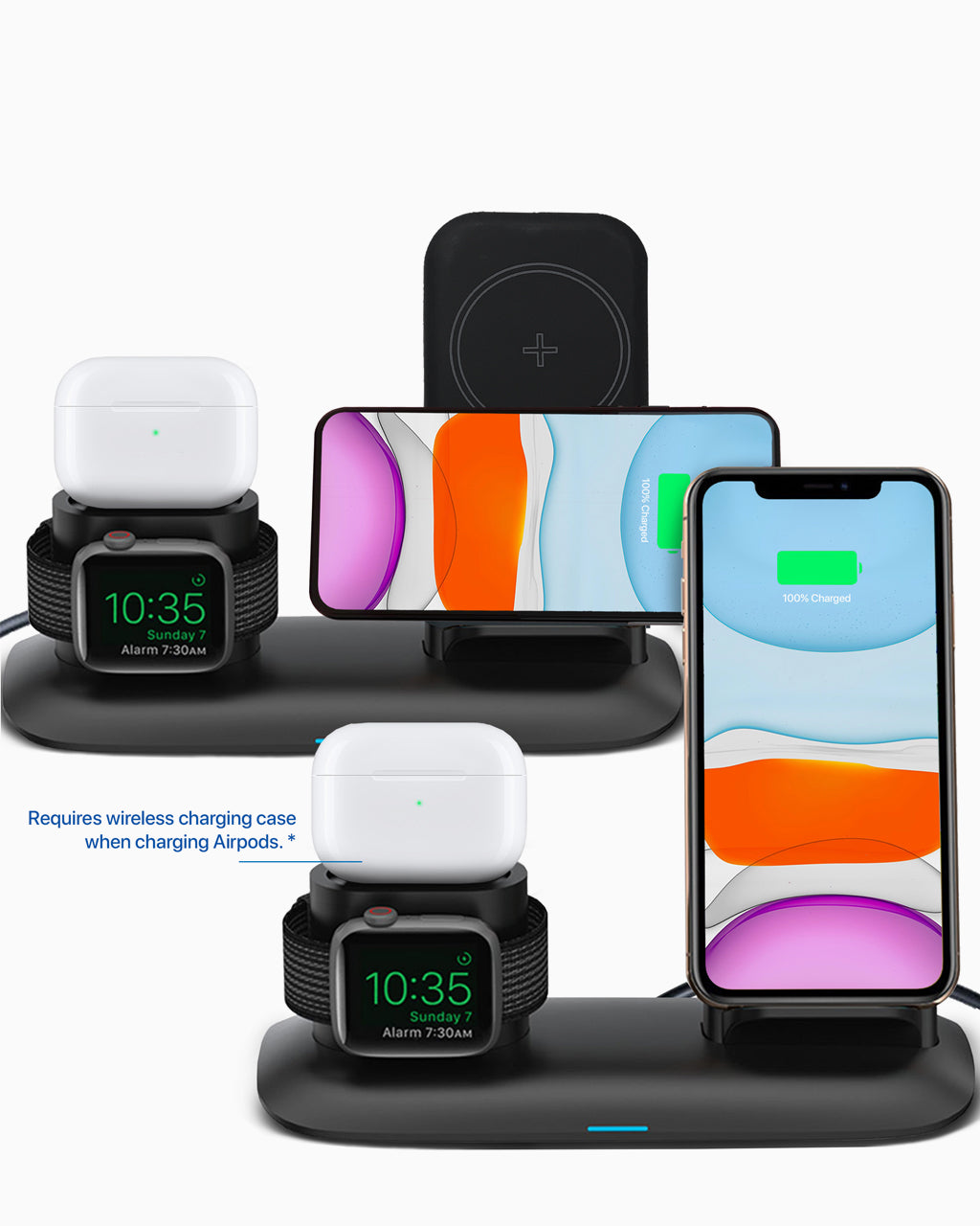 3in1 Wireless Charger With Watch Charger Insert
